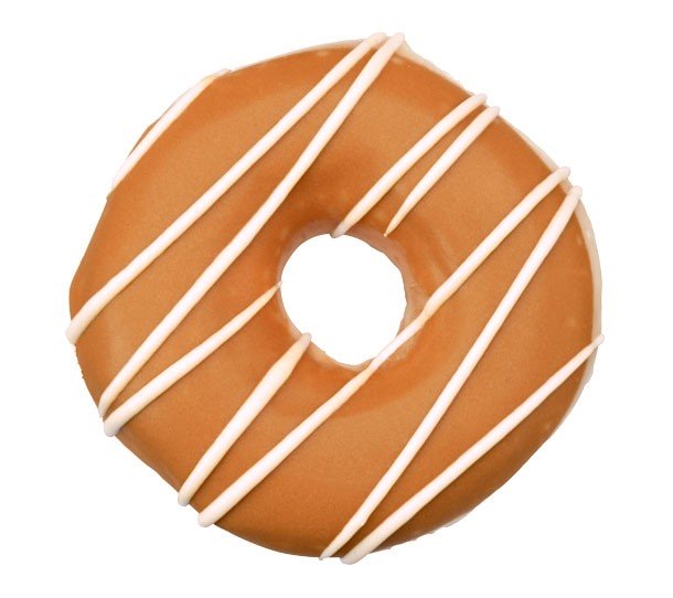 Caramel Iced doughnut Top