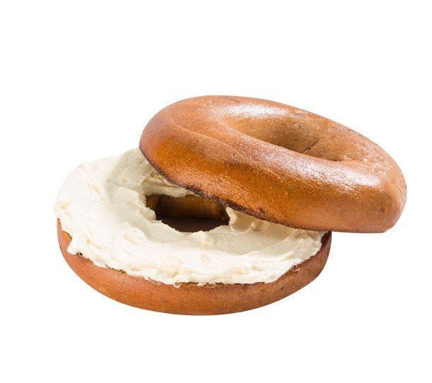 Cream Cheese Bagel Outside