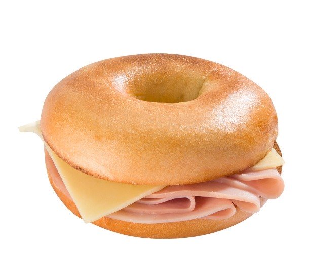 Ham & Cheese Bagel Outside